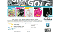 Desktop Screenshot of bordado.cz