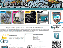 Tablet Screenshot of bordado.cz